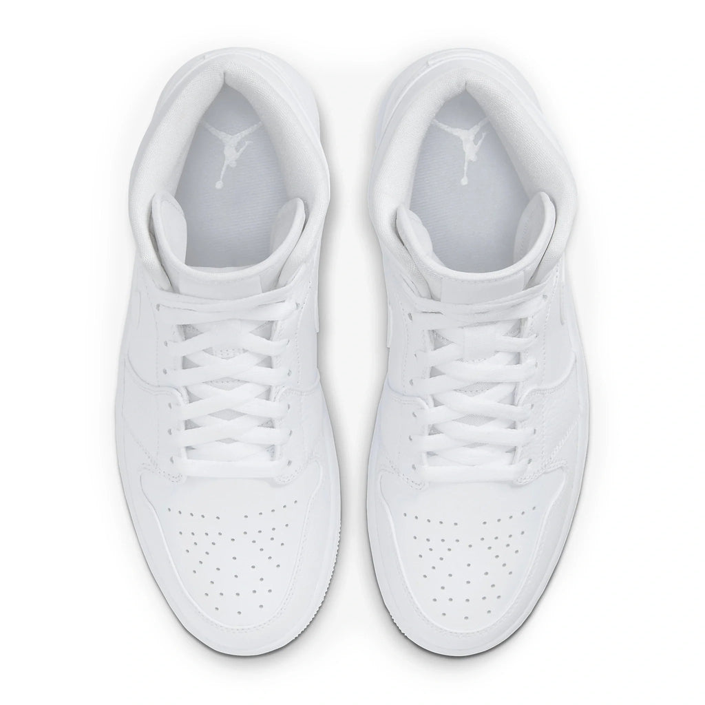 Air Jordan 1 Mid Triple White