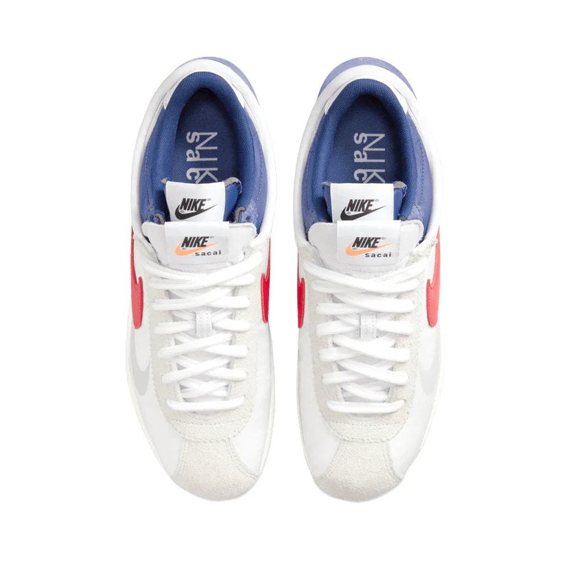 Nike x Sacai Zoom Cortez 'White University Red Blue'