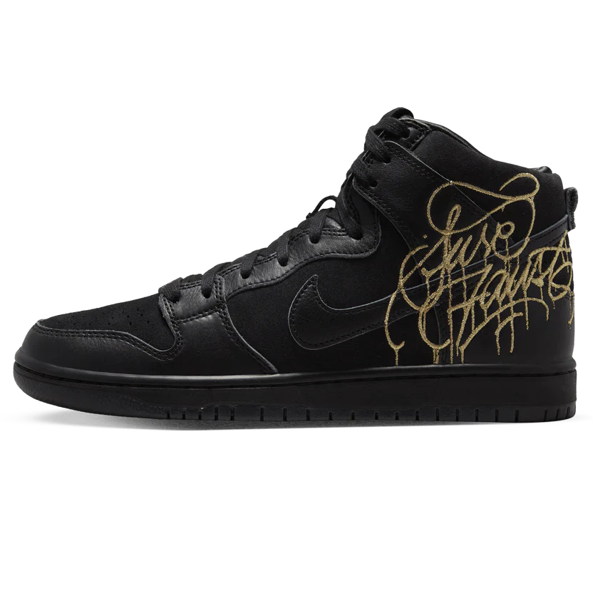 Nike x FAUST Dunk High 'Black Gold'