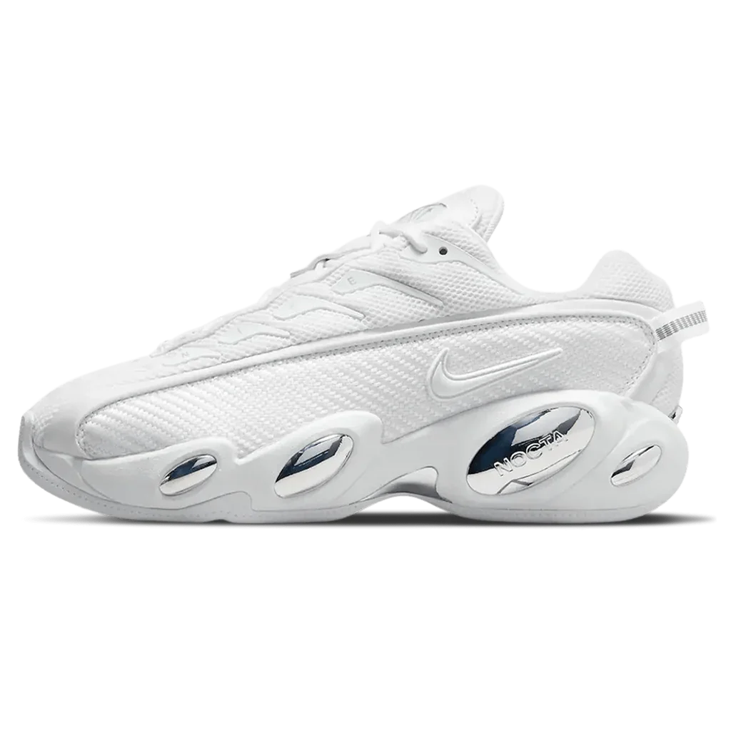 Nike x Drake NOCTA Glide 'White Chrome'