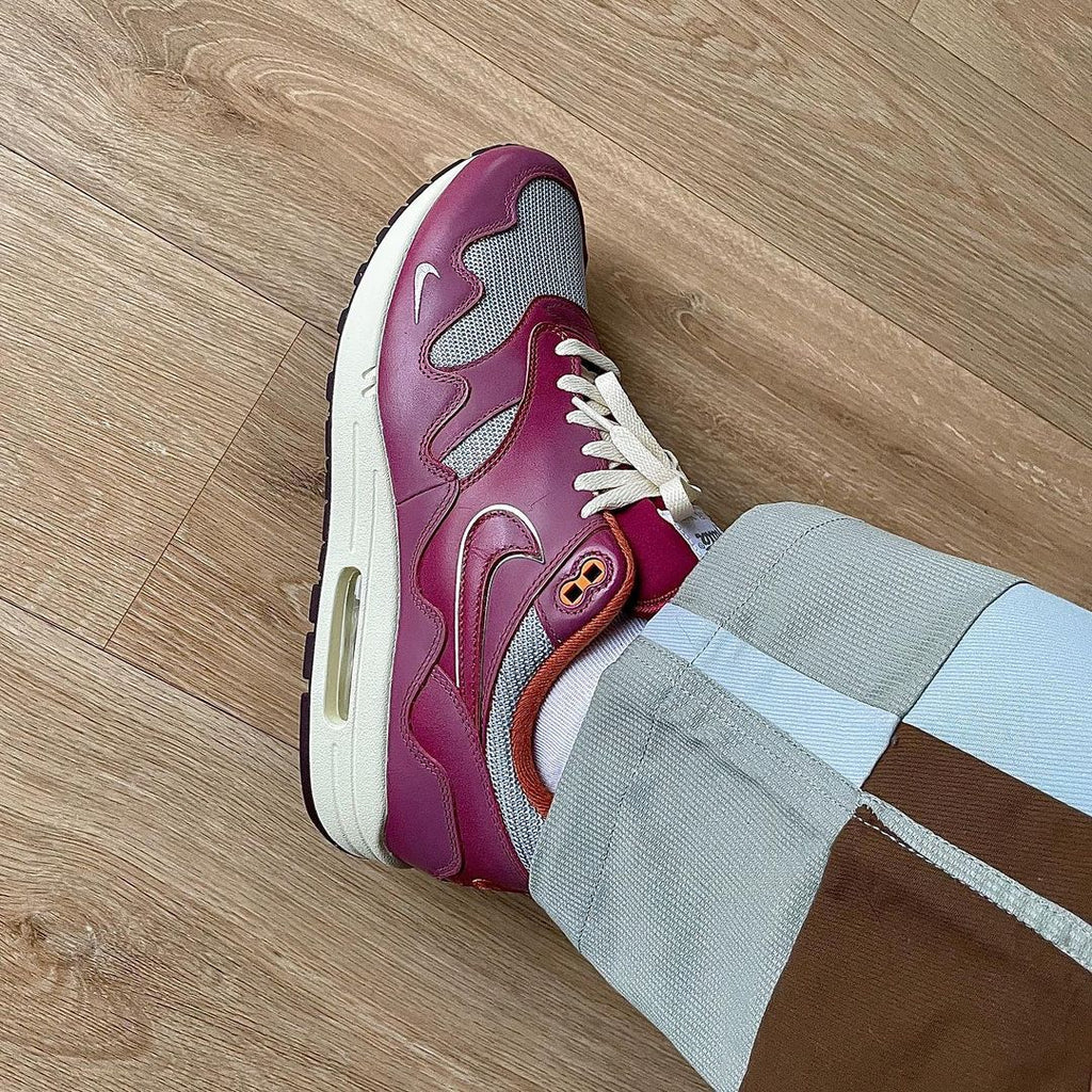 Nike x Patta Air Max 1 'Rush Maroon'