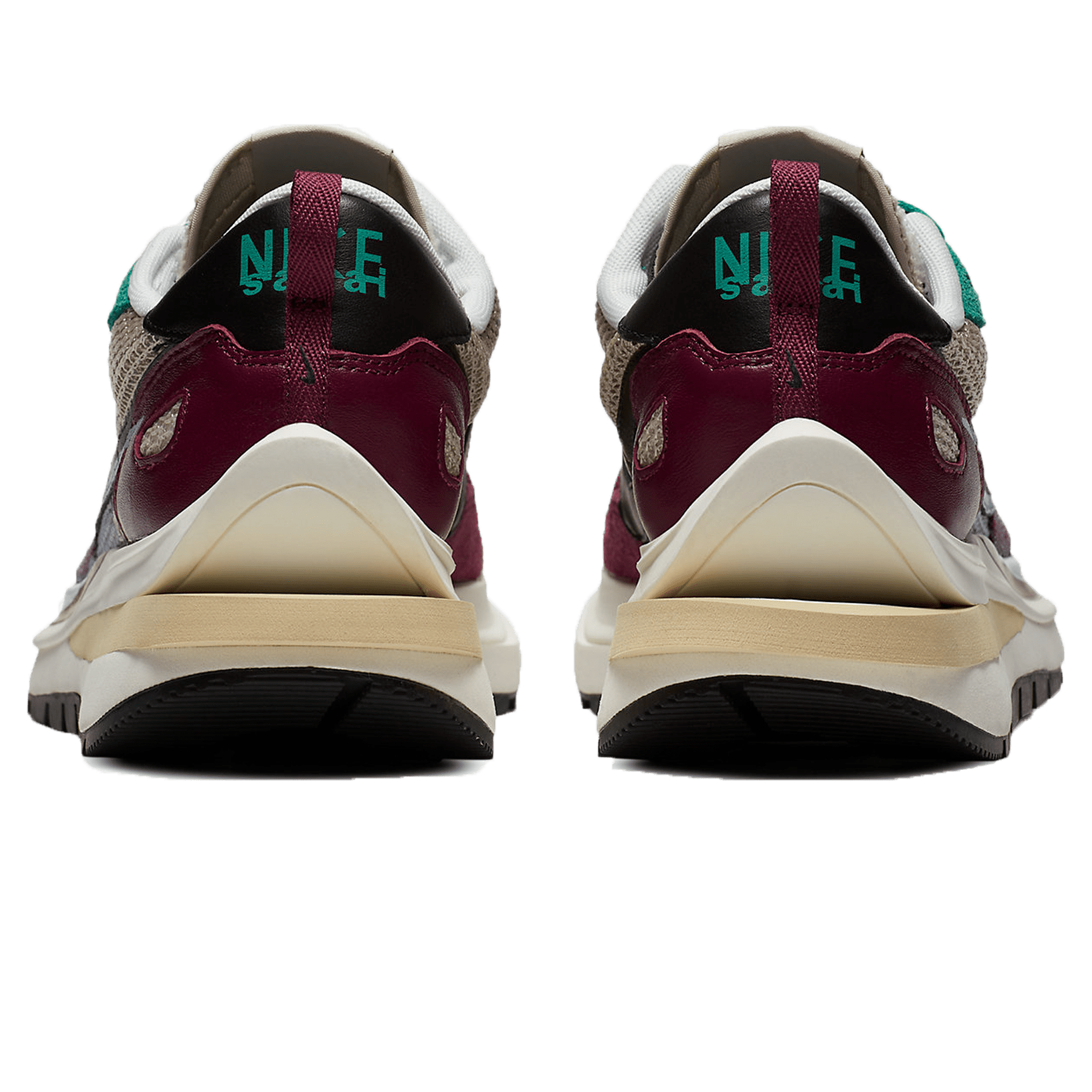 Nike x Sacai Vaporwaffle 'Villain Red Neptune Green'