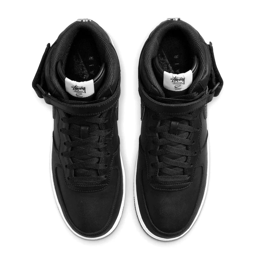 Nike x Stussy Air Force 1 Mid 'Black White'
