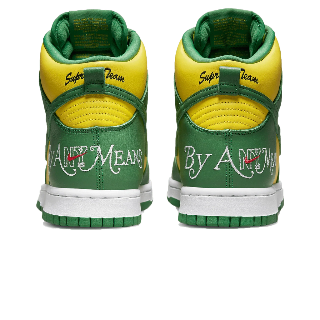 Nike SB x Supreme Dunk High 'By Any Means Brazil'