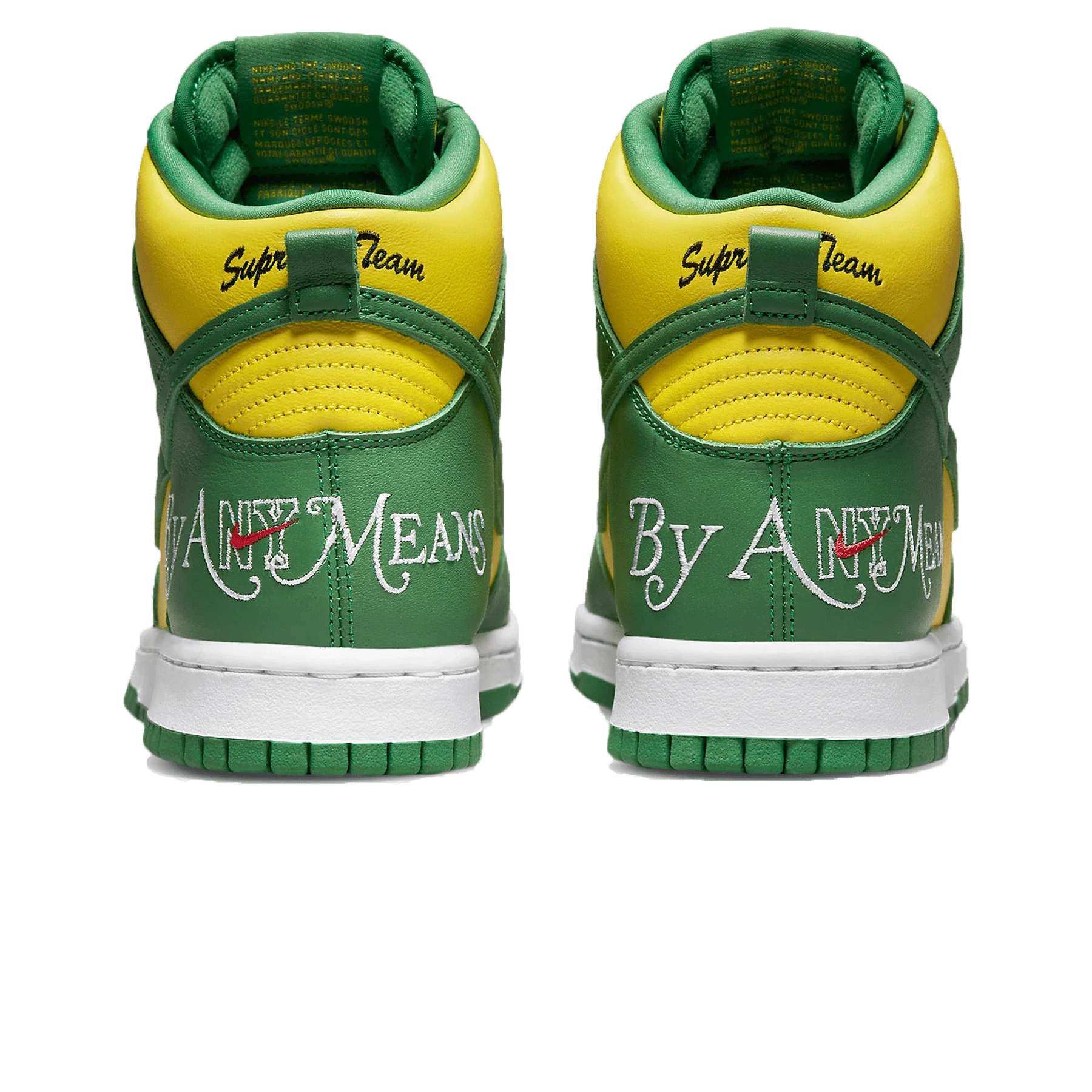 Nike SB x Supreme Dunk High 'By Any Means Brazil'
