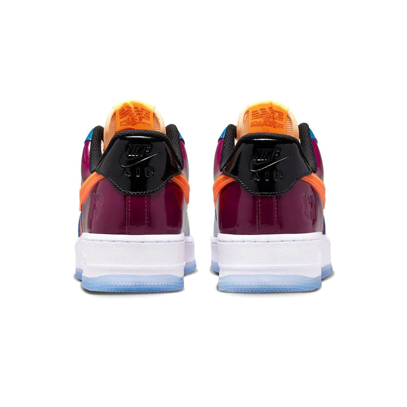 Nike x Undefeated Air Force 1 Low 'Multi-Patent Total Orange'